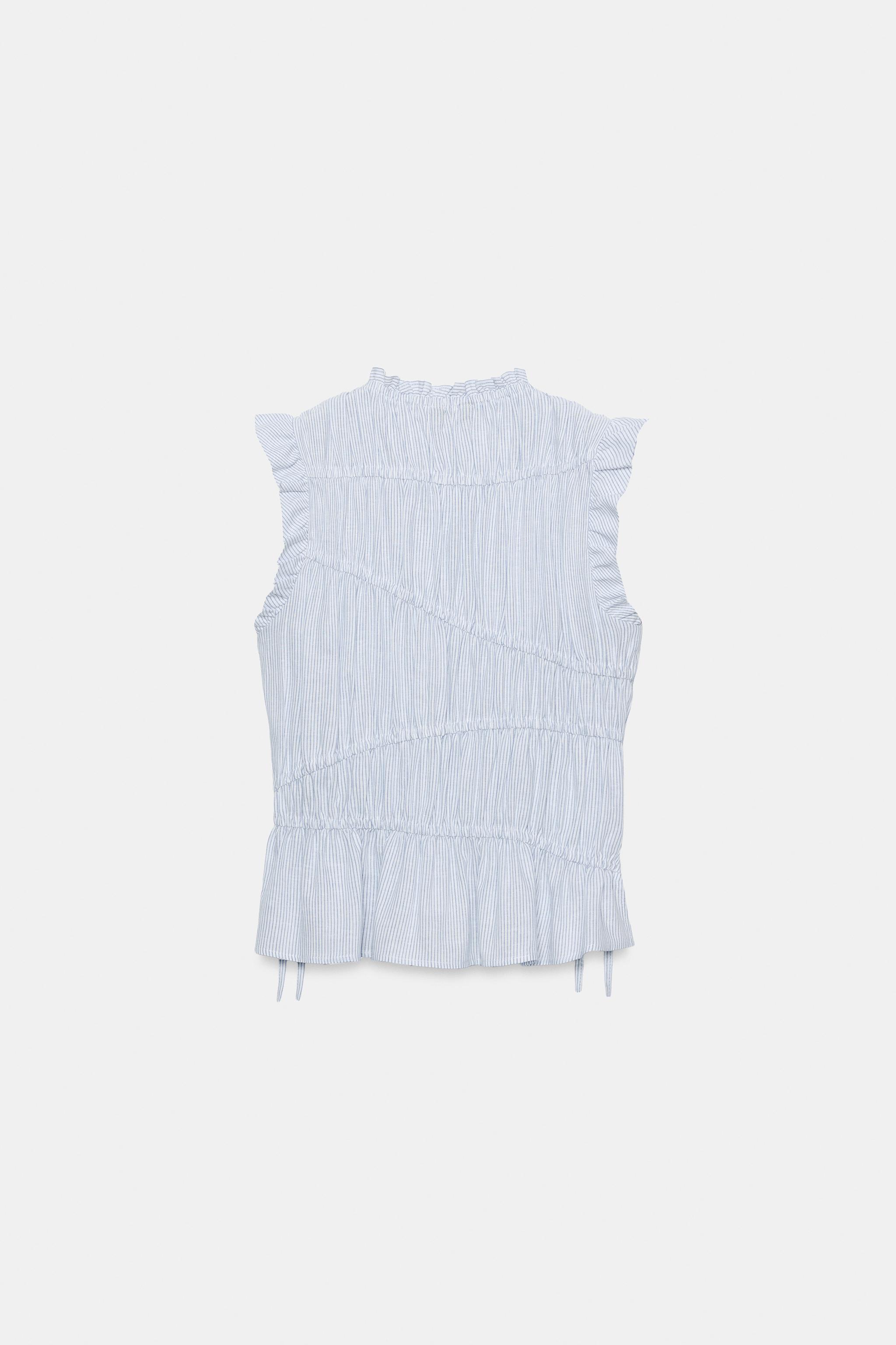 STRIPED STRETCH TOP